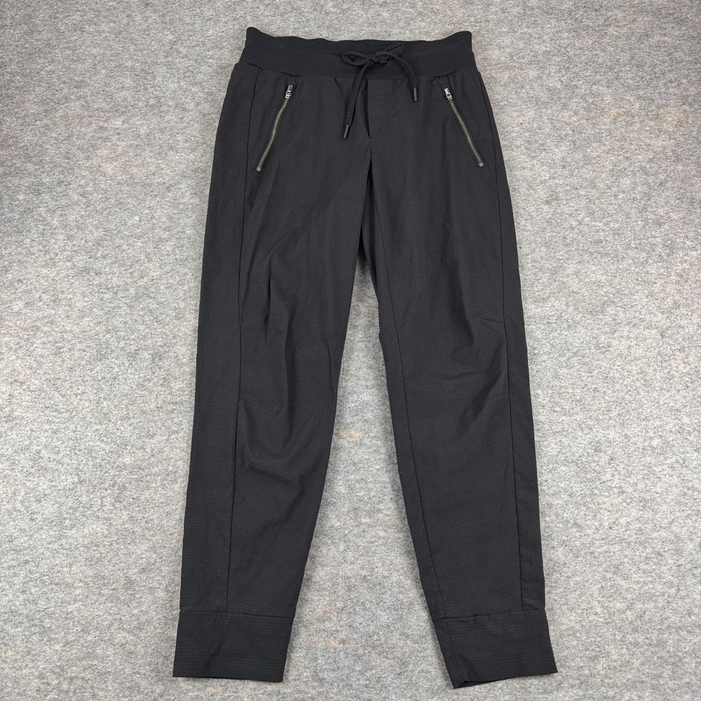 Athleta Trekkie North Jogger Pant 28" Pockets Nylon Stretch Black Womens 2